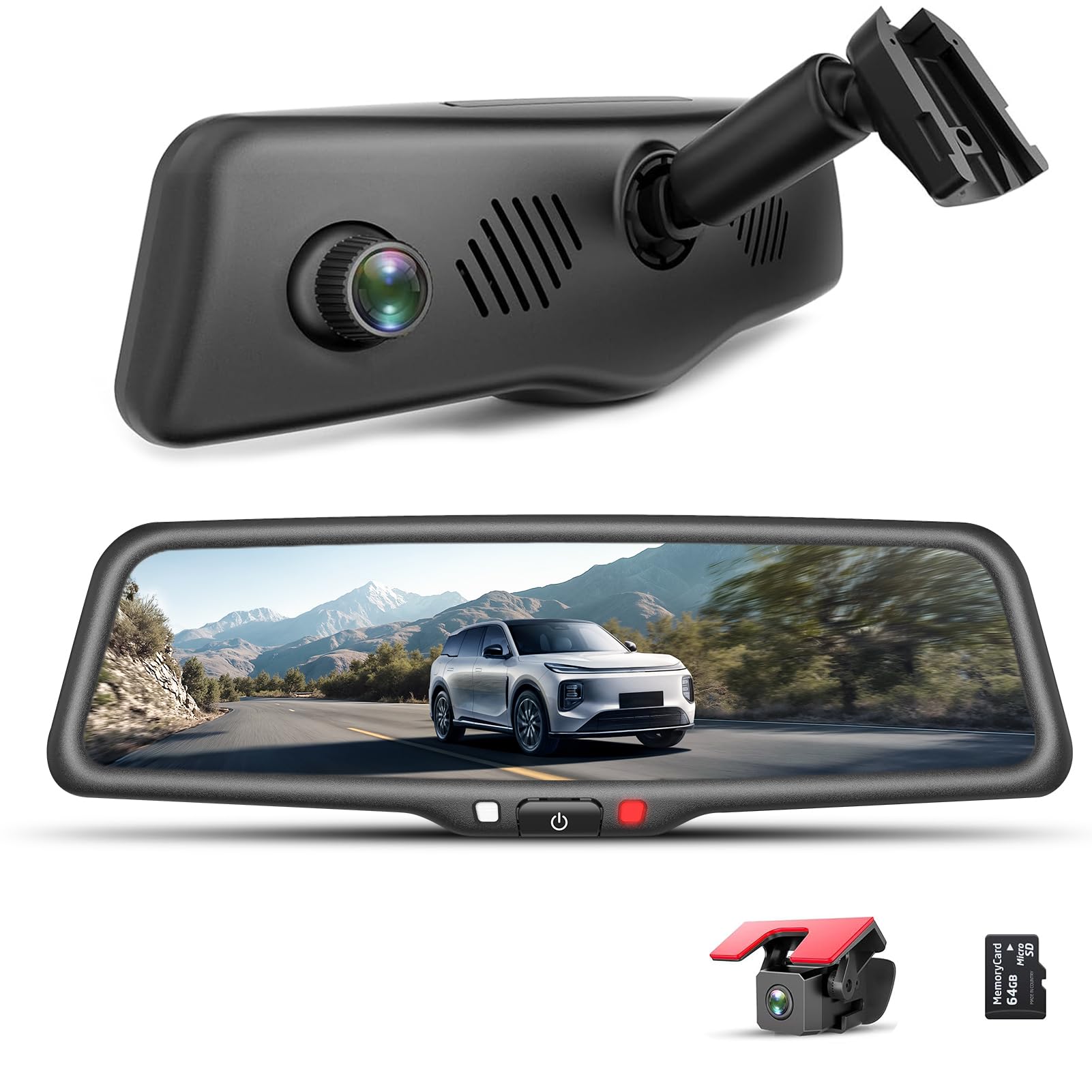 KBD OEM Rearview Mirror Dash Cam