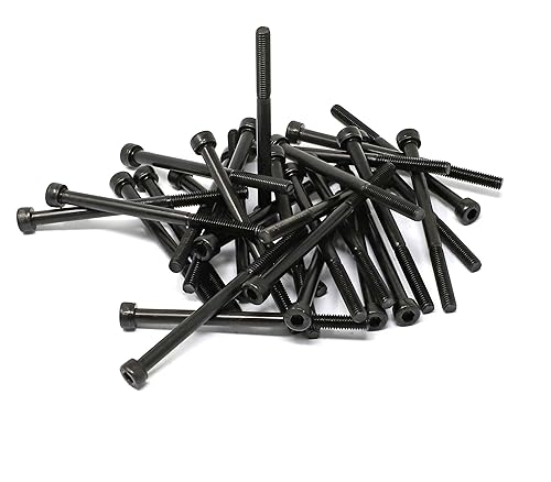 Miniatura 518 de iexcell 720 piezas de acero de aleación M4 x 6/8/10/12/16/20/25/30/35/40/45/50 de grado 12.9, tornillos de cabeza hexagonal, tornillos, arandelas