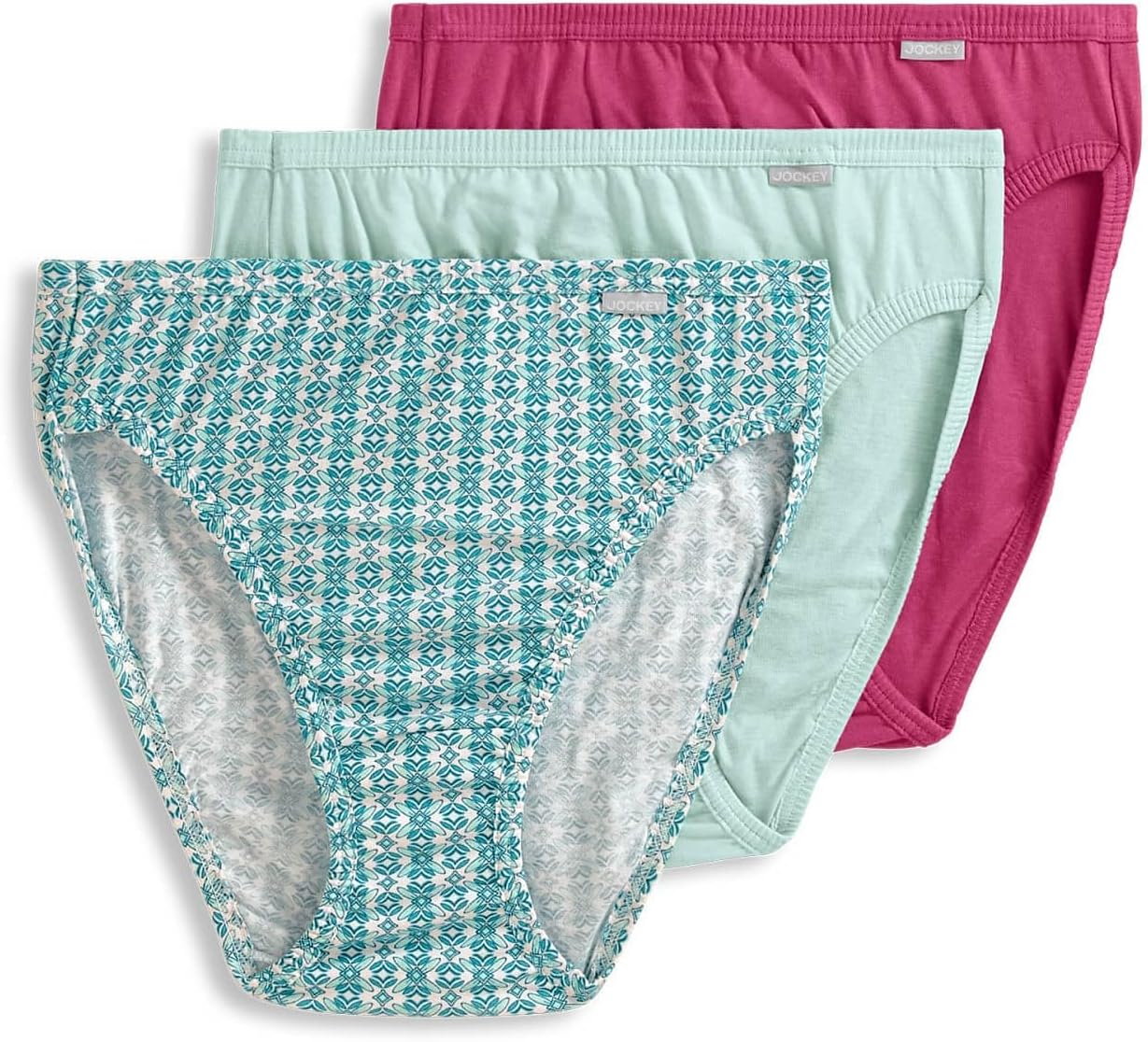 Jockey Women's Underwear Plus Size Elance French Cut - 3 Pack