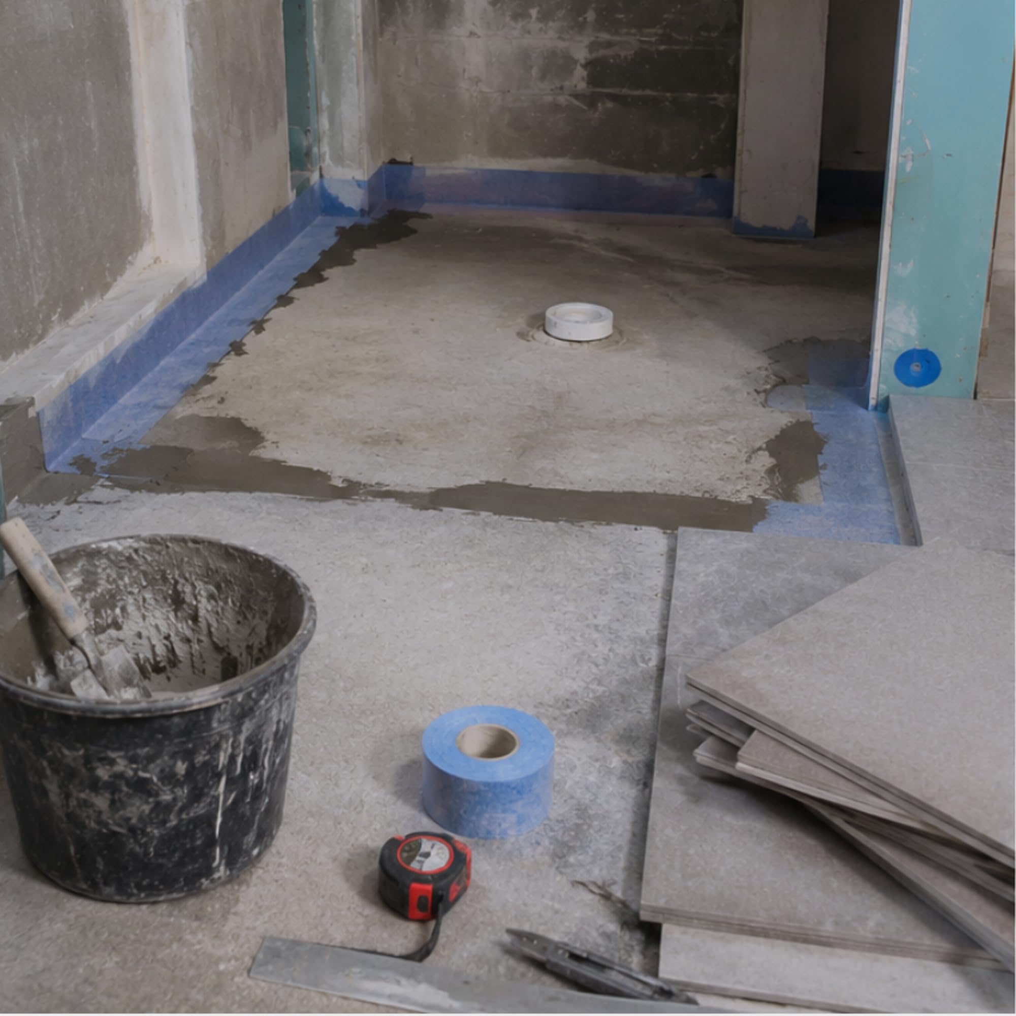 Handelskönig 25x Dichtungsband Innenecke, für Dusche, Bad & Küche, Abdichtungsband unter Fliesen, Wasserdicht & Dauerelastisch, Dichtband Innenecke für Flüssigfolie & Dichtschlämme