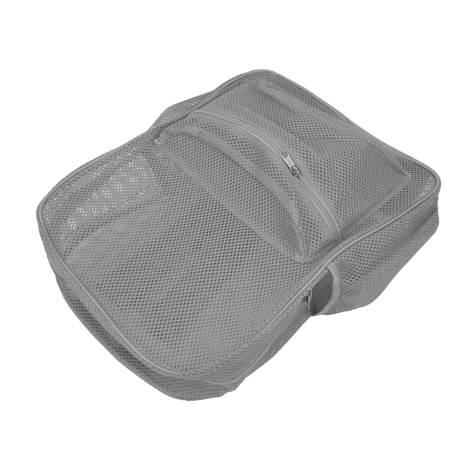 Yosoo Health Gear Mesh-Rucksack, Halbtransparent, Leicht, Großes Fassungsvermögen, Robuster, Verschleißfester Polyester-Rucksack, Waschbarer Mesh-Rucksack für Schwimmen, Strand, Sport, 42 X 32 Cm