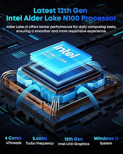 Miniatura 2 de CHUWI FreeBook Laptop 2 en 1 con pantalla táctil de 13.5 pulgadas, 12 GB de RAM 512 GB SSD, Intel N100 de 12 generación (hasta 3.4 GHz), SSD