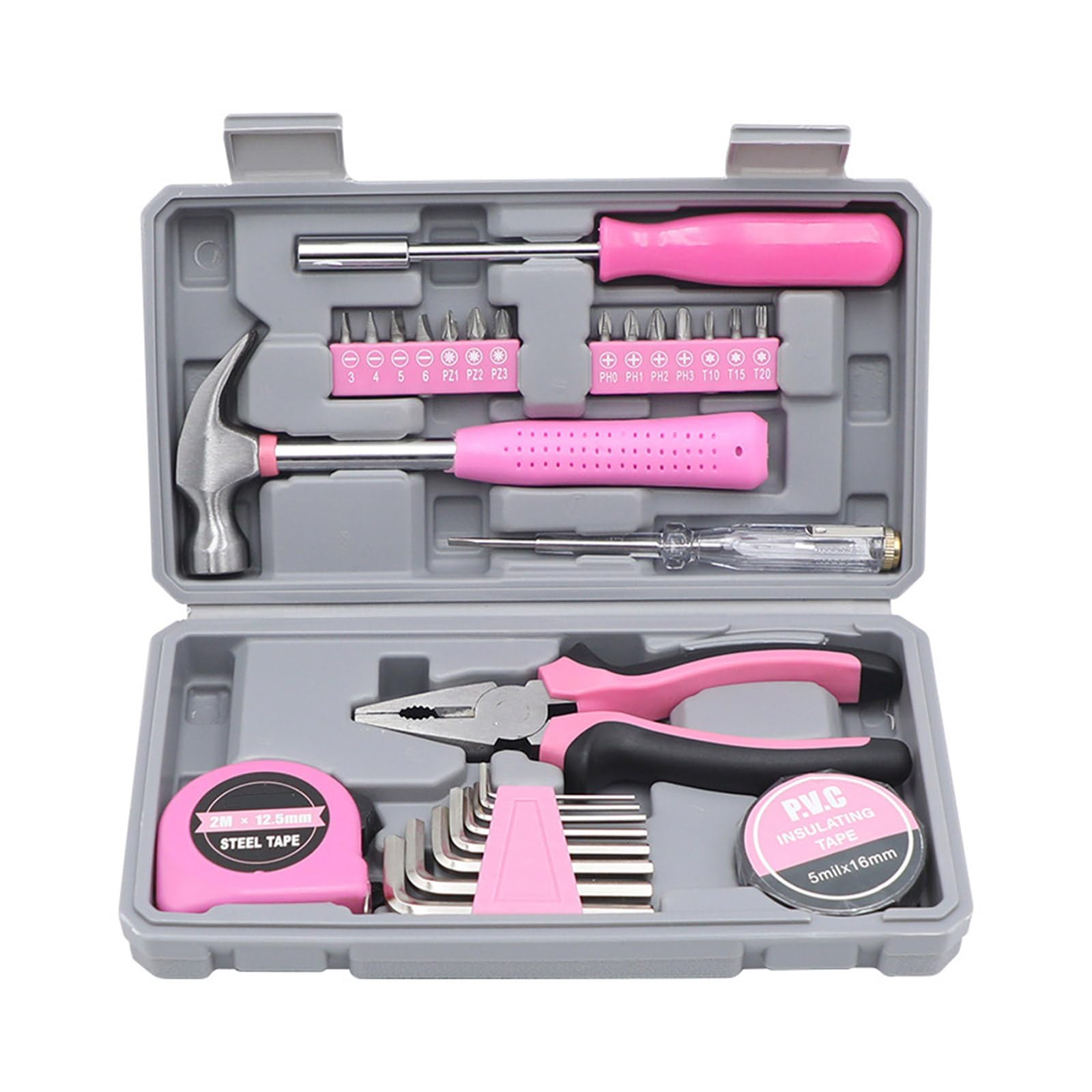 Tsophreniq 29Pcs Multipurpose Household With Pliers Screwdriver Wrench Hexagonal For Home Repair And Maintenance Jewelers Pliers Set Jewelry Tools Sets