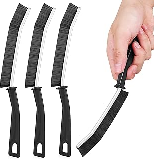 Juego De 4 Cepillos De Limpieza para Juntas Ducha Y Rendijas Incluye Cepillo Pequeño para Fregar Azulejos Esquinas Y Juntas Color Negro