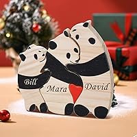 Vista 14 de Rompecabezas de madera personalizado con nombres familiares de 2 a 8, rompecabezas de madera de gato, rompecabezas de madera personalizable