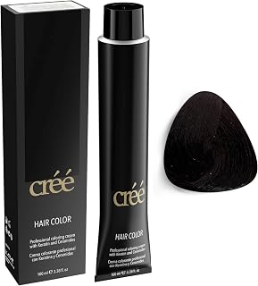 Cree Professional 2 - Very Dark Brown Permanent Hair Color - Long Lasting, Rich Vibrant - Gray Coverage 100ml - 3.4 fl.oz.