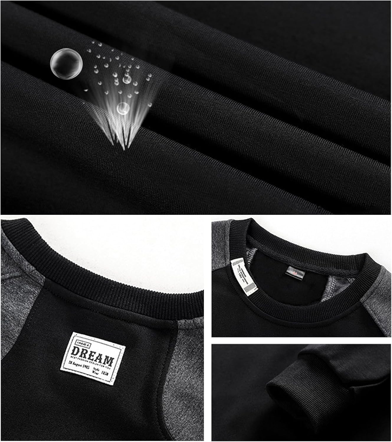 Hoodies for Men & Woman Pullover Sweatshirt Mens Fashion Street Harajuku Splice Hooded Casual Long Sleeve