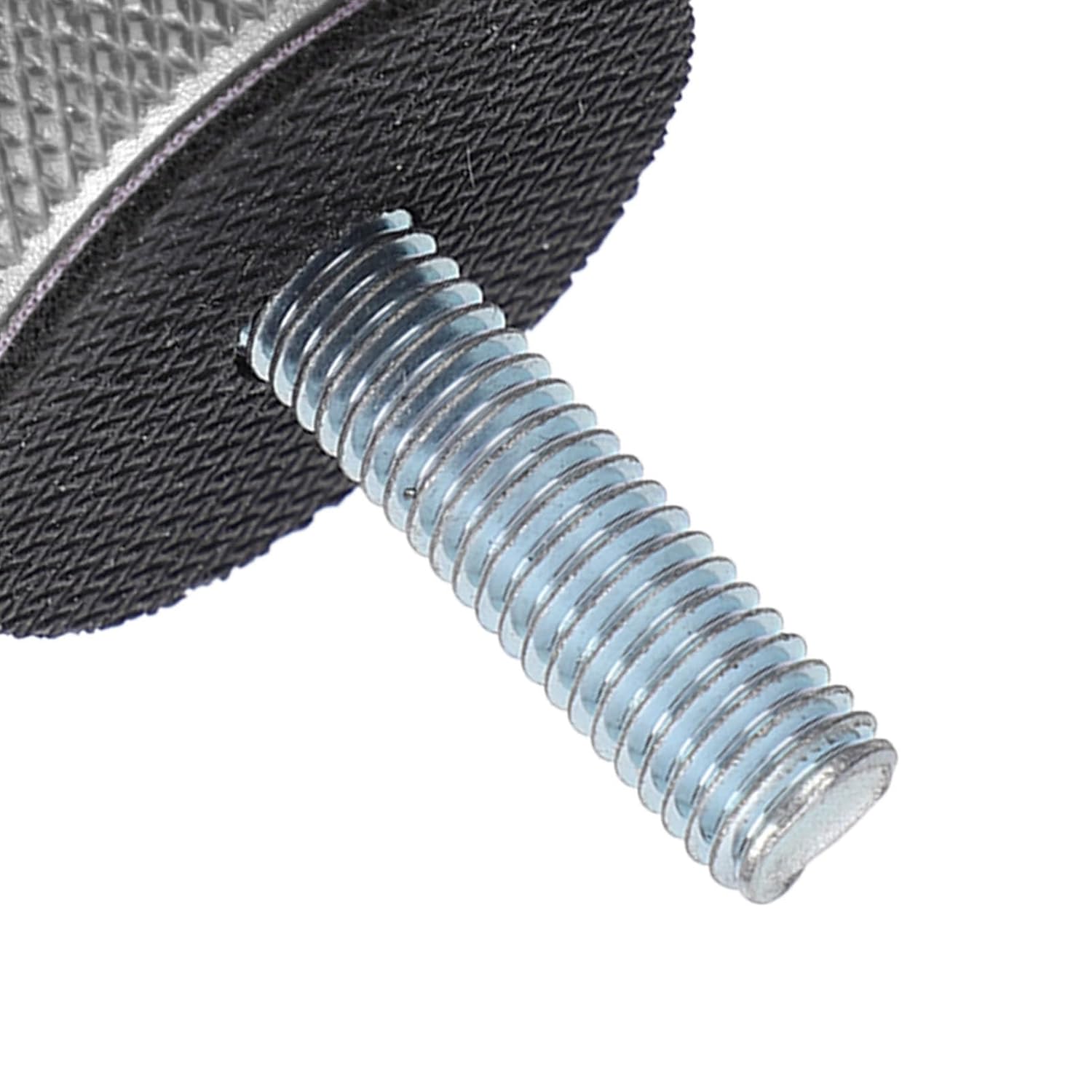 8PCS Hard Top Quick Removal Fastener Thumb Screw Steel Billet Aluminum M8 1.25 Thread Integrated D Ring for Bronco 2dr 4dr (Silver)