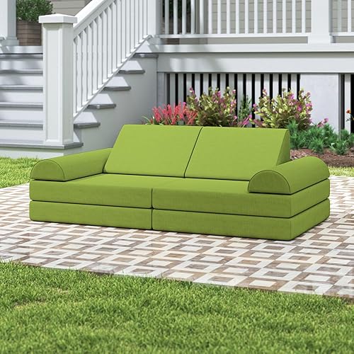 jela Kids Couch, Waterproof Kids Modular Sofa for Outdoor &