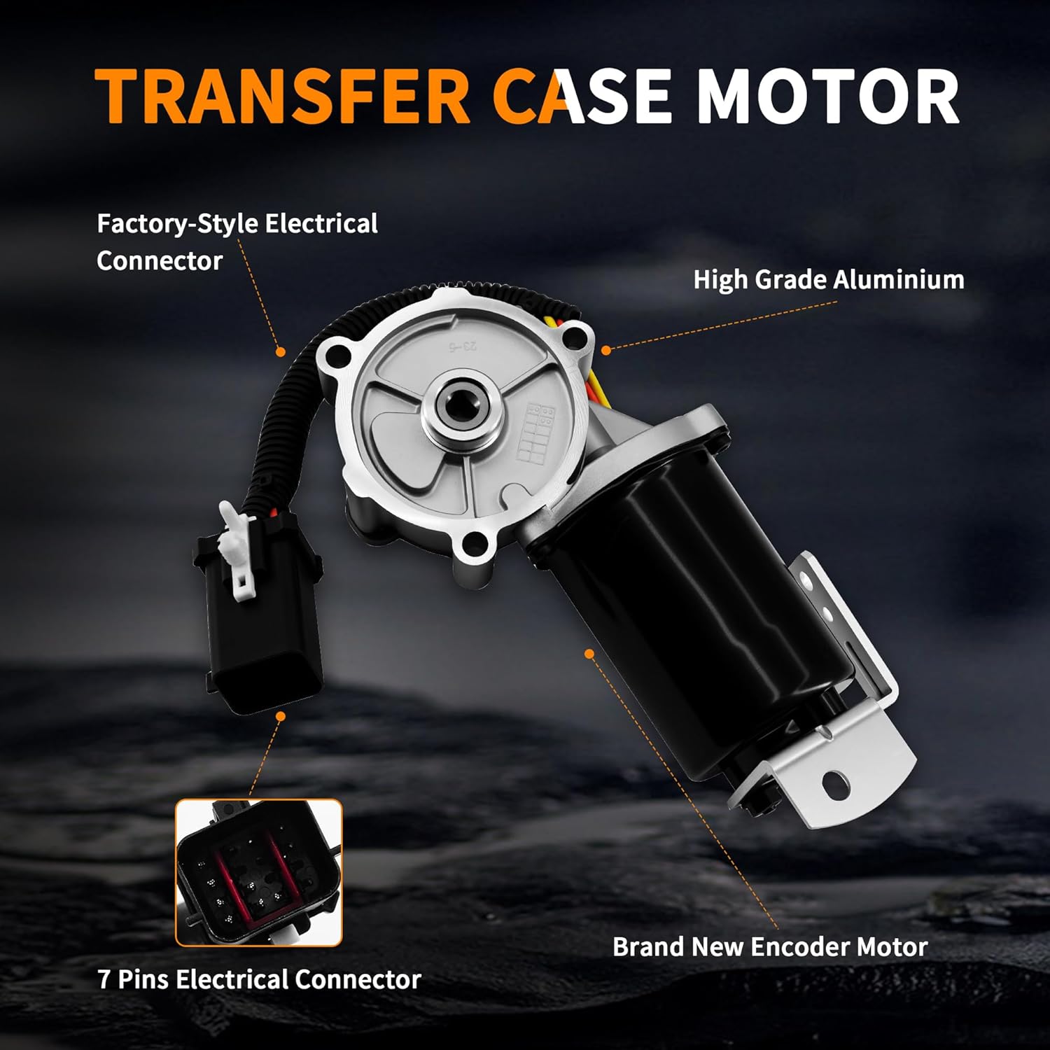 5L3Z7G360A Transfer Case Motor 4WD Compatible with 2004-2008 Ford F150 4.2L 4.6L 5.4L, 2006-2008 Lincoln Mark LT 5.4L Replace 4L3Z7G360BA 5L3Z7G360BA 600-911