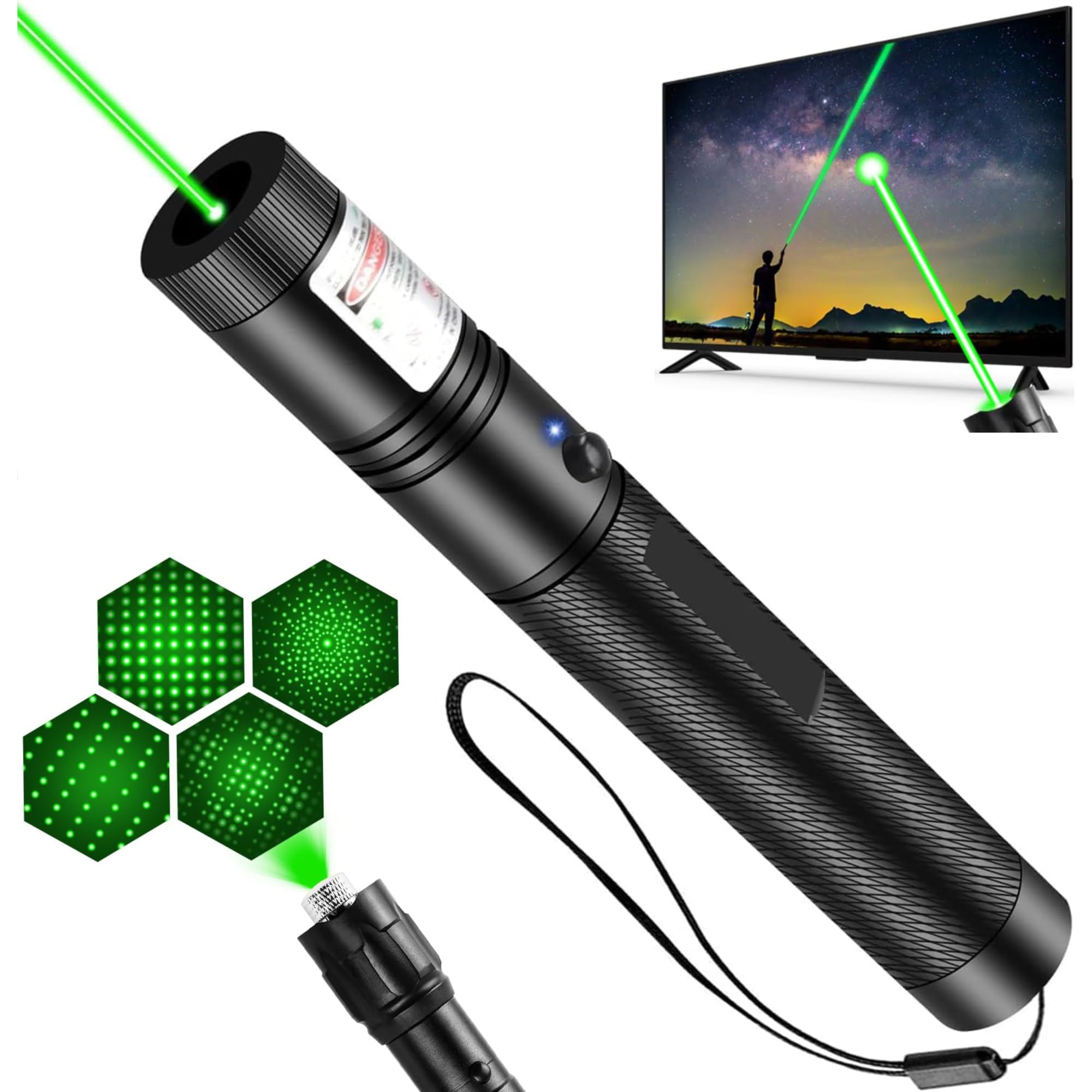 Rechargeable LED Torch, High Lumens Tactical Flashlight with Long Range Beam, Waterproof Aluminium Torch, Adjustable Focus, Pocket Torch for Camping, Hiking and Emergency Use