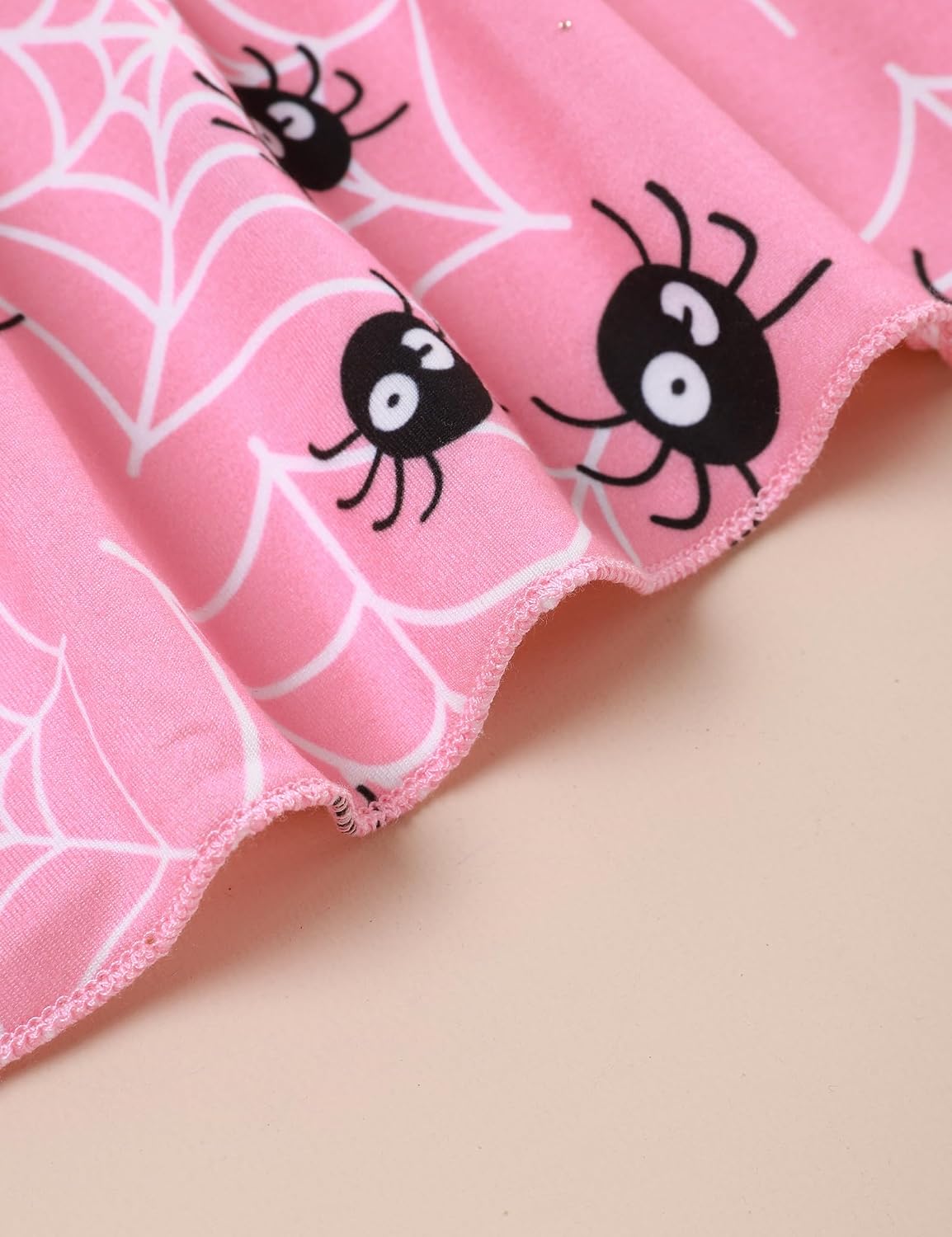 Halloween Dress Outfit Newborn Baby Girl Clothes Ruffle Romper Top Suspender Pumpkin Bat Ghost Skirt Set Headban
