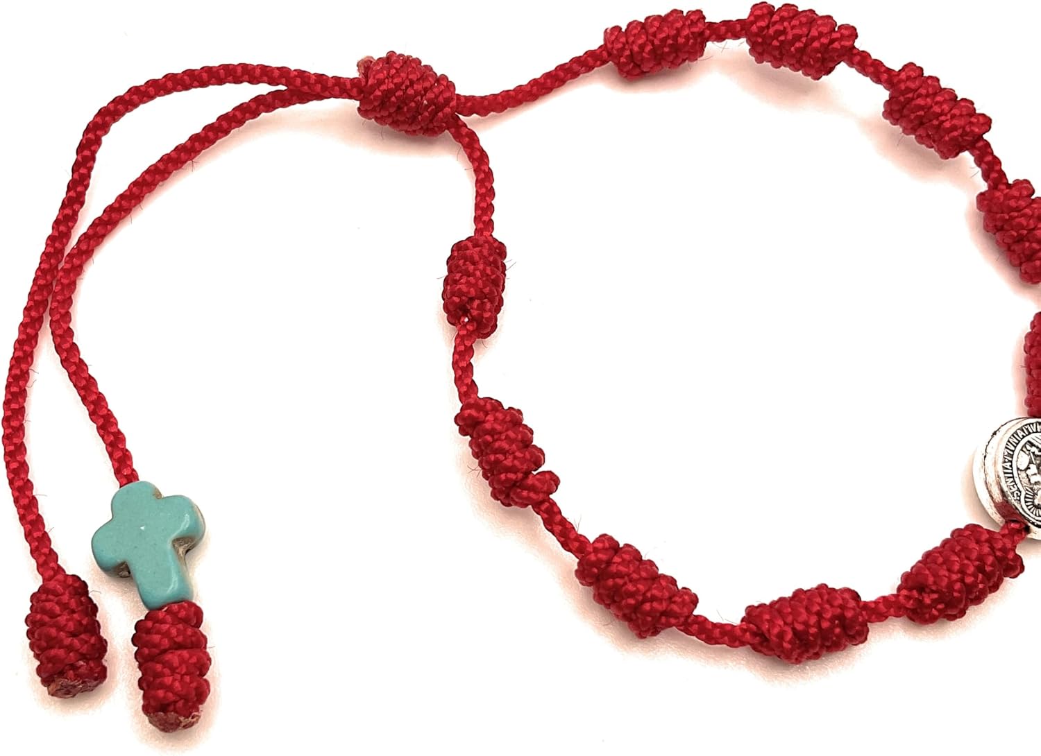 Saint Benedict Bracelet, San Benito Pulseras, Colorful Bracelet, Saint Benedict Bracelet Ajustable, Women Bracelet, Religious Bracelet, Catholic Bracelet. - Image 4