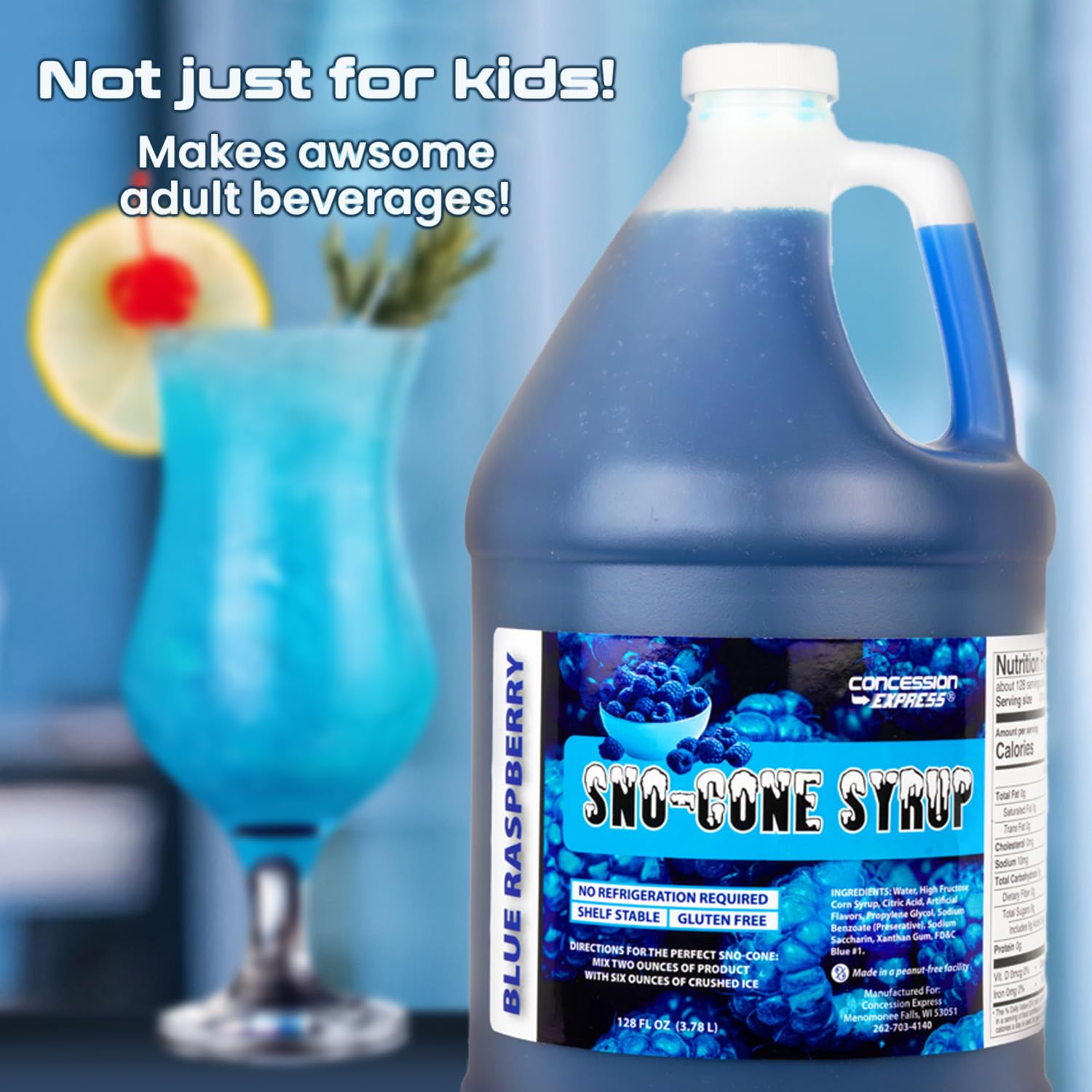 Mix & Match Sno-Cone Syrup 2/128oz Gallons