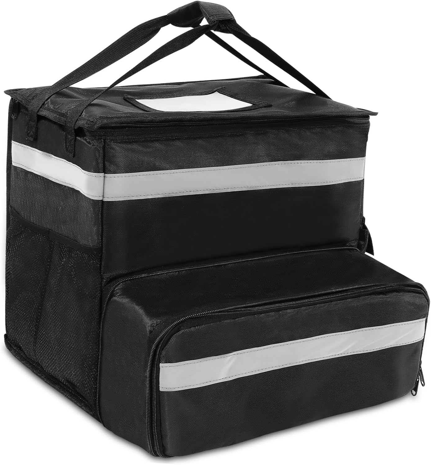 VOSAREA Insulated Food Carrier Backpack Large Capacity Takeout Bag Waterproof Thermal Food Transport Backpack for Catering and Outdoor Use