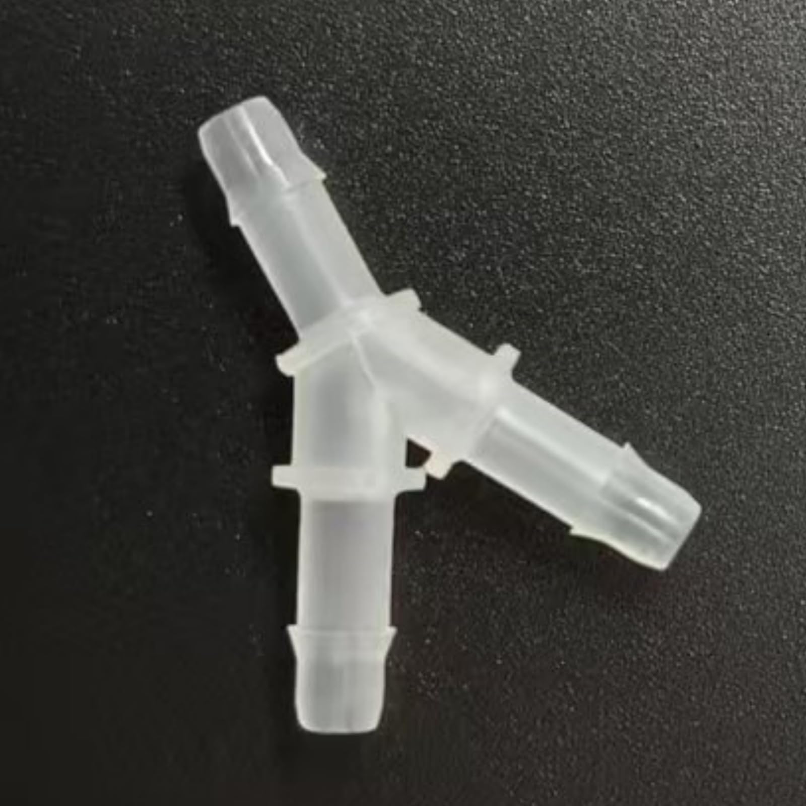 Manguera de púas de 3 vías, 100 adaptadores de manguera de polipropileno para laboratorio, maquinaria de alimentos y uso en acuarios, 9,6 mm, 4,8 mm extendido