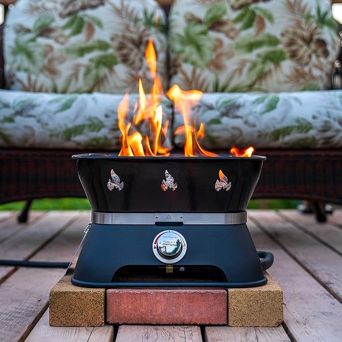 Brasero portátil Outland Living Firecube 14" cuadrado sin humo miniatura 8