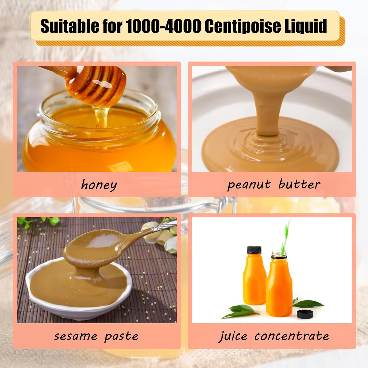Electric Viscous Liquid Transfer Pump 10L/Min Liquid Honey Transfer Pump Electric Food Fluid Gear Pumping Equipment High Viscosity Fluid CAM Rotor Pumping Device, AC110V 60RPM