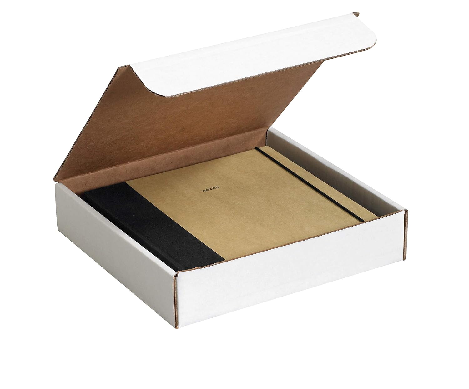 Box USA Literature Mailers 8"L x 8"W x 2"H 50-Pack, Cardboard Box for Shipping, Moving, Mailing, Packing, Packaging and Storage