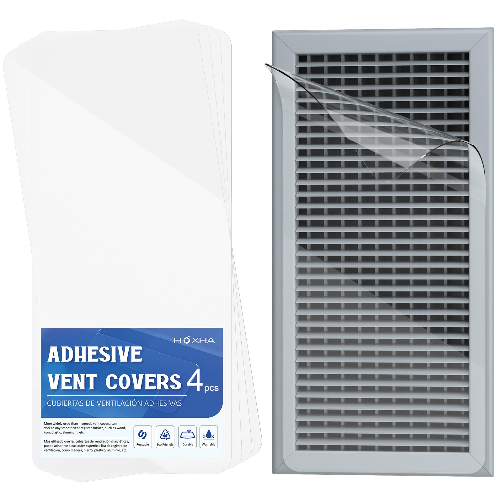 Vent Covers For Home Ceiling 4-Pack Clear PVC Vent Covers X