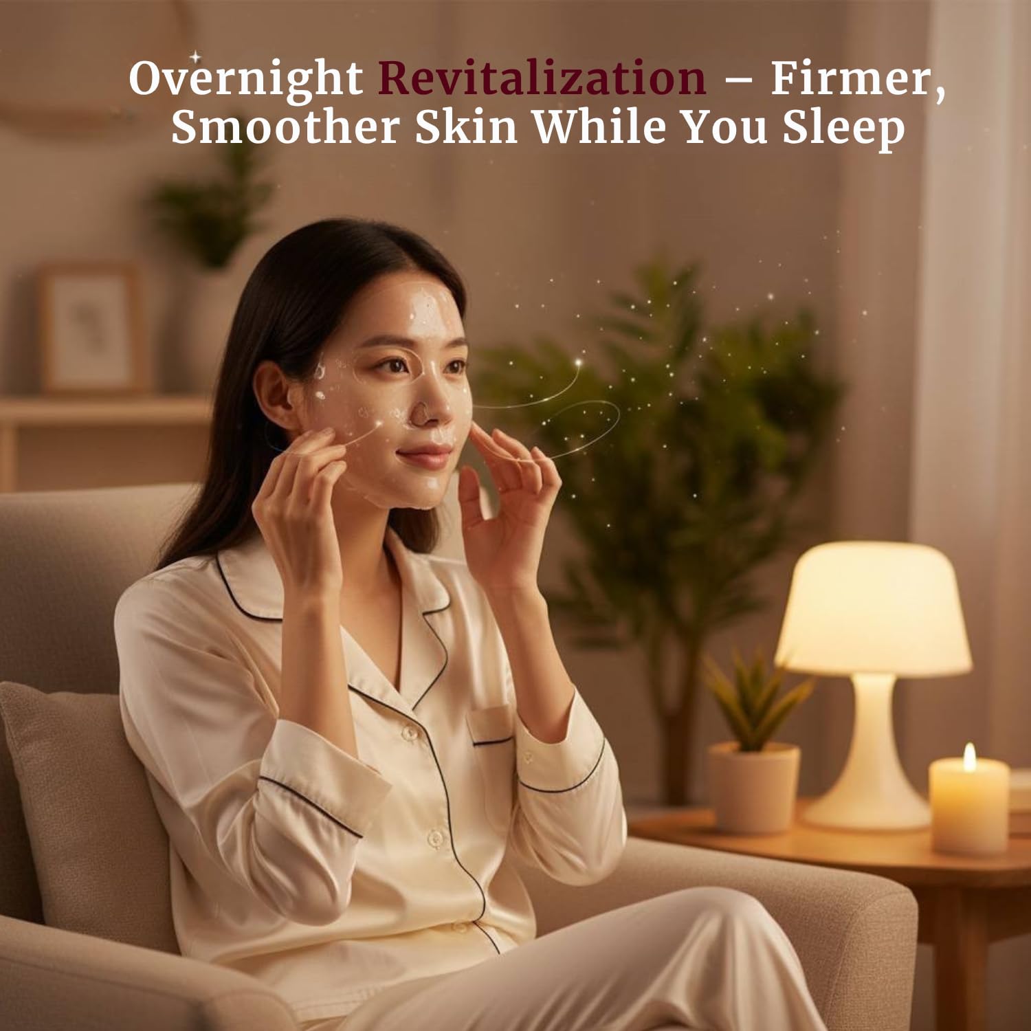 Korean Overnight Collagen Face Mask (4 PACKS) - Hydrating Deep Collagen Mask for Women - Anti-Aging Bio-Collagen Real Deep Mask - Glass Skin Facial Treatment - Image 5