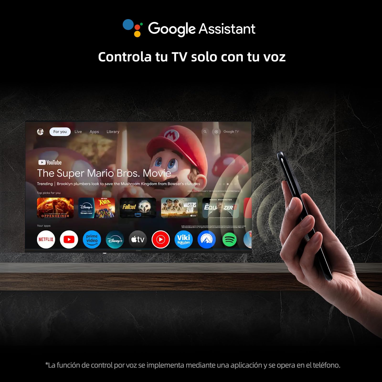 CHiQ LF32FT Smart TV 32 Inch (80 cm), Full HD, HDR10, Google TV OS, Dolby Audio,Chromecast Integrado, Diseño Metal Sin Marco, Sintonizador DVB-C/T/T2/S/S2