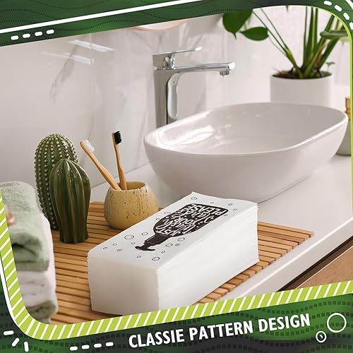 Vista 44 de Yexiya 200 toallas de papel desechables para invitados, toallas de mano desechables para baño, servilletas decorativas de baño para tocador, boda