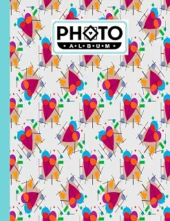 Photo Album: hearts Album, Large Photo Albums with Writing Space Memo, Extra Large Capacity Picture Album, Family, Baby, Wedding, Travel Photo Book, 120 Pages, Size 8.5" x 11" by Friedemann Herold
