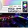Dreamcolor Acrylic Interior Car LED Strip Light with Wireless APP, RGB 6 in 1 with 175 inches 593 LEDs Fiber Optic Strip Ligh
