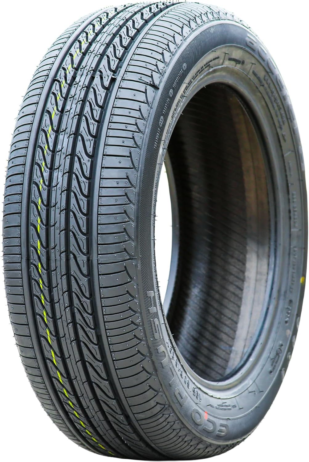 Accelera Eco Plush All-Season Passenger Car Touring Radial Tire-195/60R16 195/60/16 195/60-16 89V Load Range SL 4-Ply BSW Black Side Wall UTQG 400AA