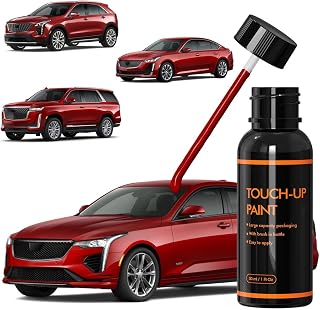WA252F GSK Cherry Red/Infrared Touch Up Paint for Cadillac, DIY Car Paint Scratch Repair Kit, Automotive Paints, Quick & Easy Fix Scratch Repair for Escalade/CT4/CT5/XT4/XT5/XT6