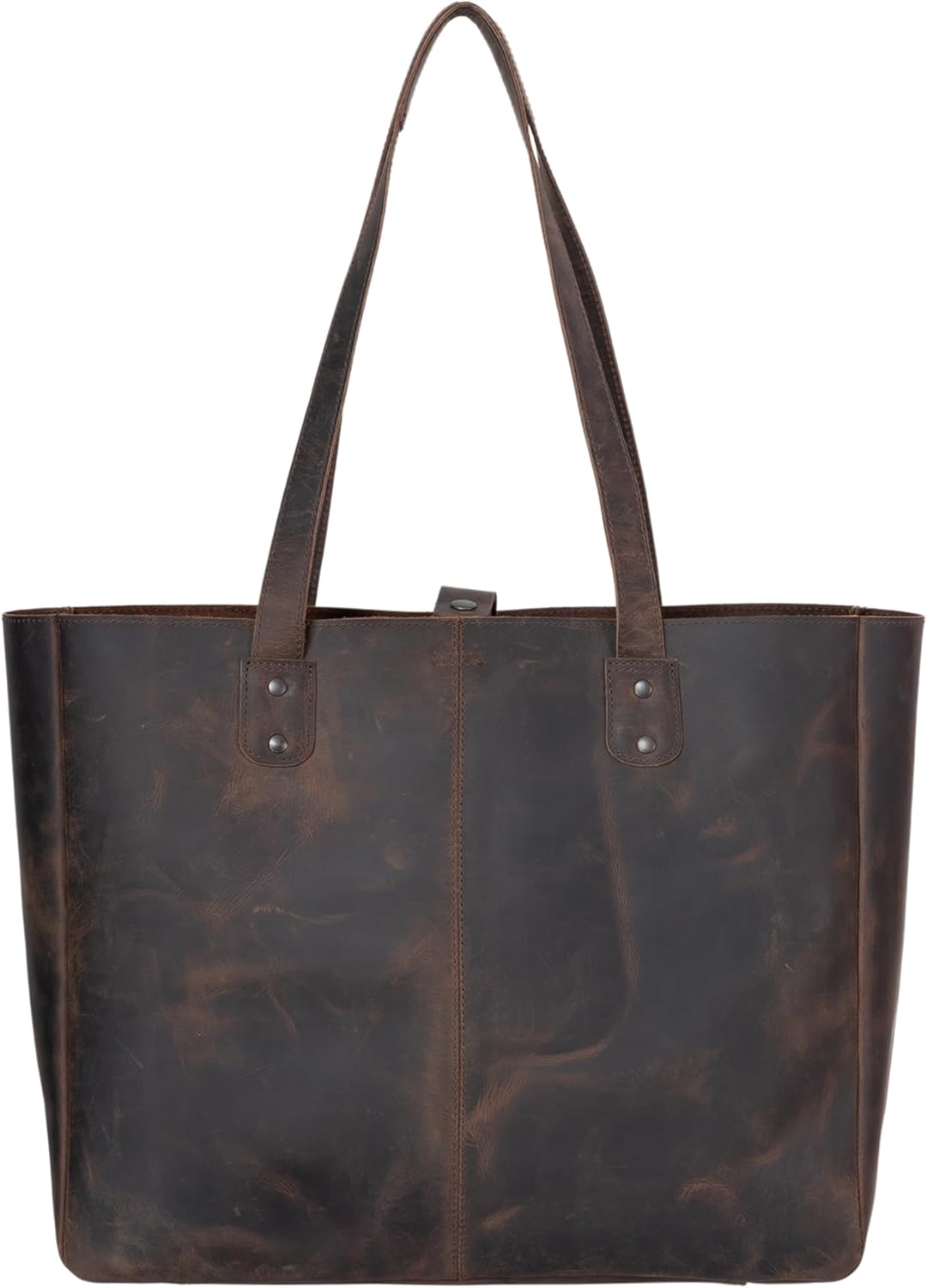 J.D. Leathers Women Leather Tote Bag Large Shoulder Handbag Purse for Travel, Work Shopping Casual & Everyday Use Stylish Multipurpose Satchel