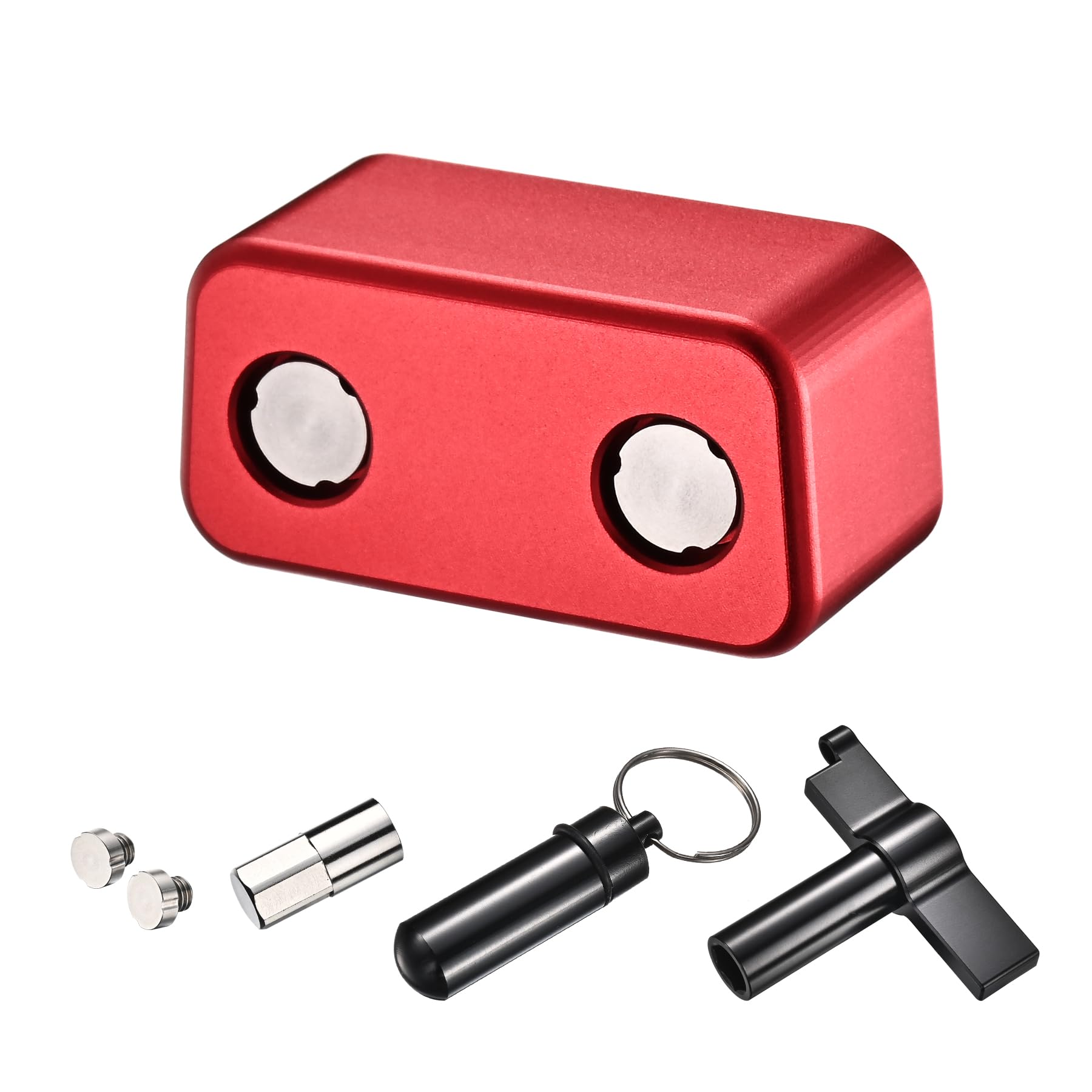 Herramienta de bloqueo antirrobo de puerto OBD2, protector de puerto OBD para autos, SUV, camiones, protector antirrobo de bloqueo OBD2, rojo