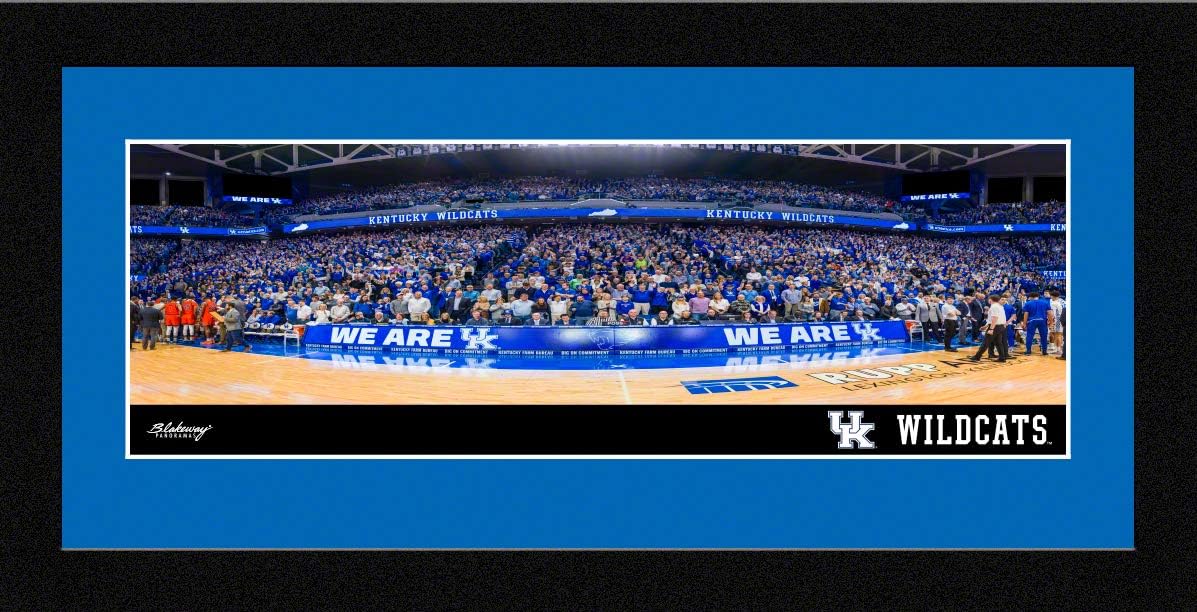Kenutcky Wildcats Basketball - Framed Panoramic Picture