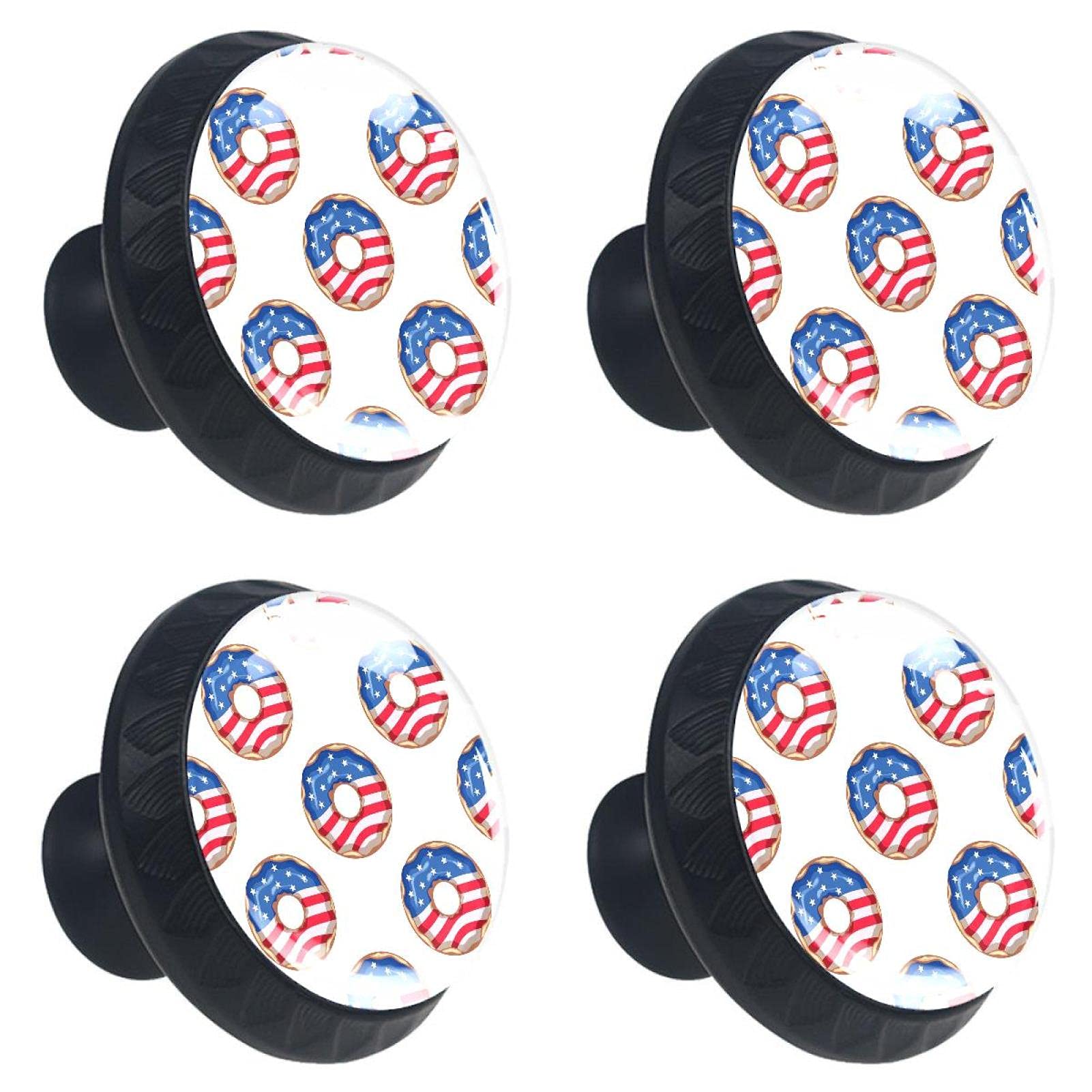 Boutons de tiroir donut USA en cristal pour relooker la commode de votre bureau ou salon