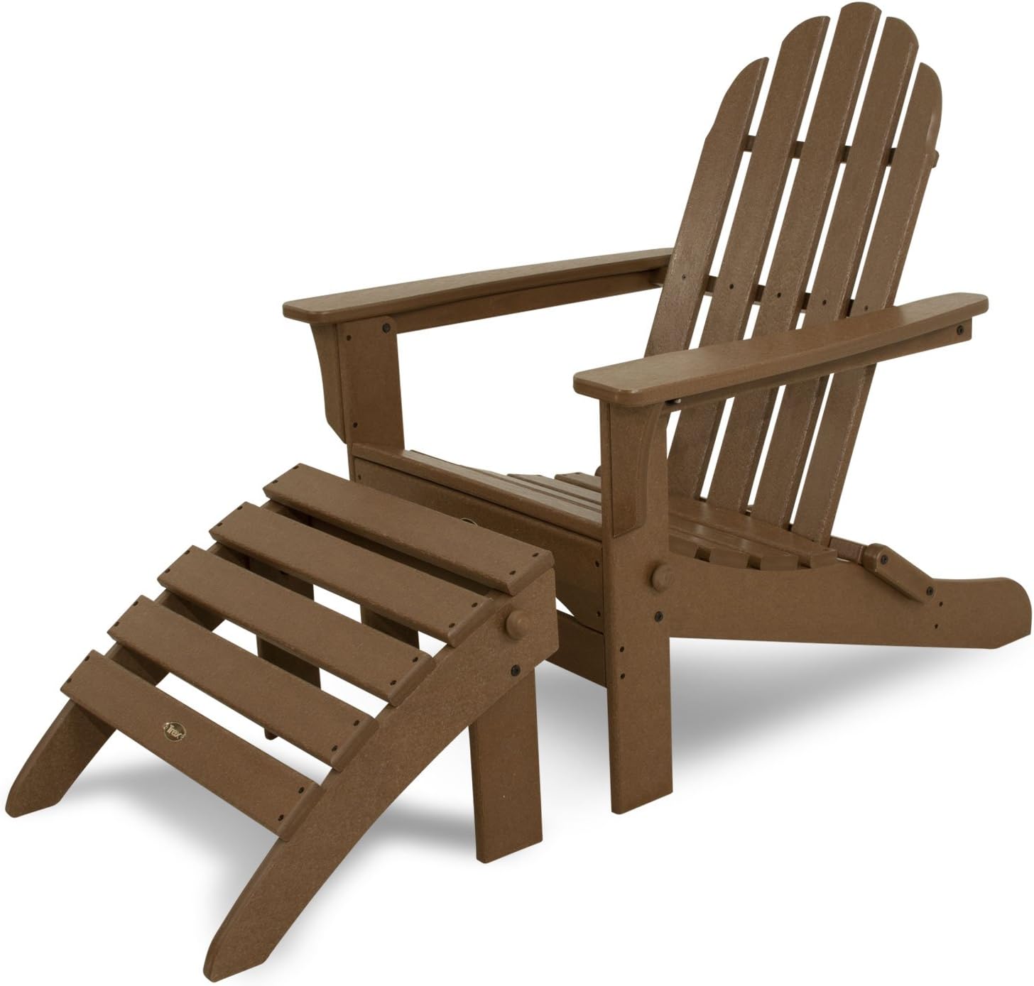 Trex Outdoor Furniture Cape Cod Folding Adirondack Chair, Tree House