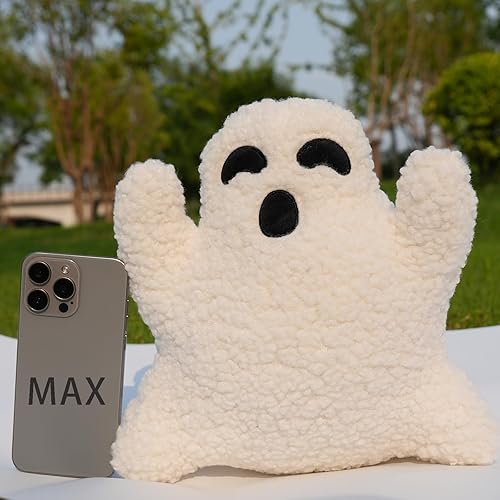 Miniatura 9 de Almohada fantasma, ropa de cama de Halloween, almohada en forma de fantasma, almohada de fantasma, almohada fantasma de Halloween (15.7 pulgadas)