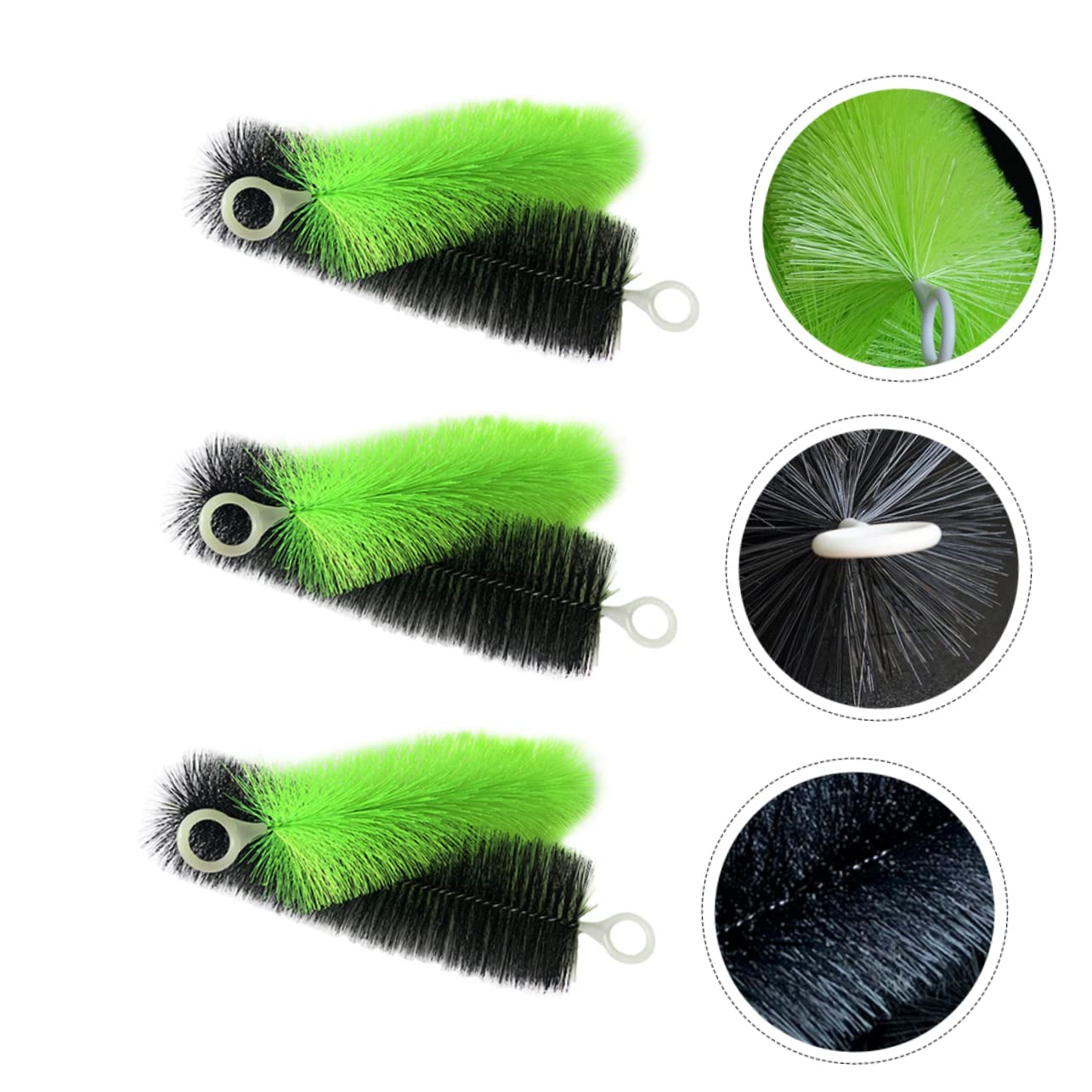 FRCOLOR 6 Piezas Cepillo para Incubar Peceras Cepillos para Peceras Limpiador De Tubos De Acuario Depurador De Peceras Cepillo Criador De Acuario Alambre Ambiental Manguera Vidrio
