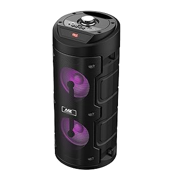 MZ M302 (Portable KAROAKE Speaker) Dynamic Thunder Sound with Karaoke Mic 4 X 2 Inch 10 W Bluetooth Speaker (Multicolor, Stereo Channel)