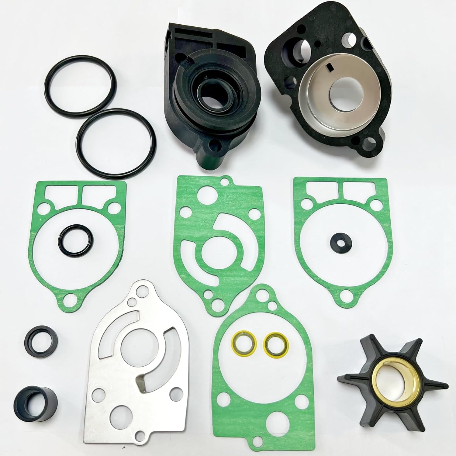 Chuury 77177A3 Replacement for Mercury, Water Pump Repair Kit with Housing Compatible with Mercury and Mariner 46-77177A3 Sierra 18-3324