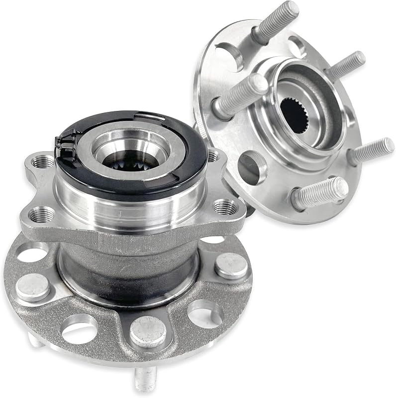 Par de cubos com rolamento de roda traseiro 512333 KNOLET para Dodge Caliber, Jeep Compass e Patriot 4WD – 2 unidades