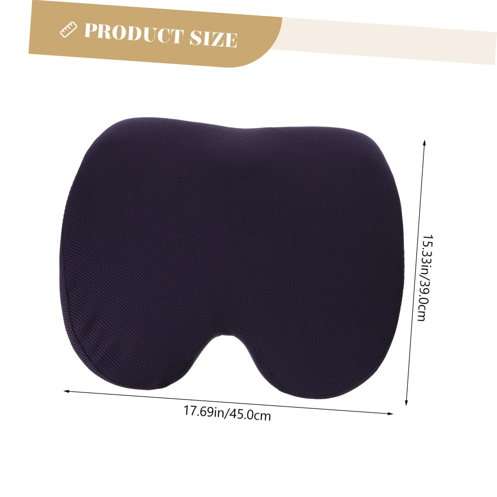 Alipis Coussin de Siège Confort en Mousse à Mémoire, Soutien Précis Fesses, Design Portable, Maison Bureau