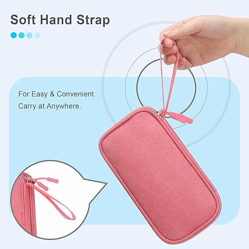 Miniatura 5 de Lacdo Estuche para unidad flash USB, organizador portátil de accesorios electrónicos, bolsa de almacenamiento para unidades flash USB