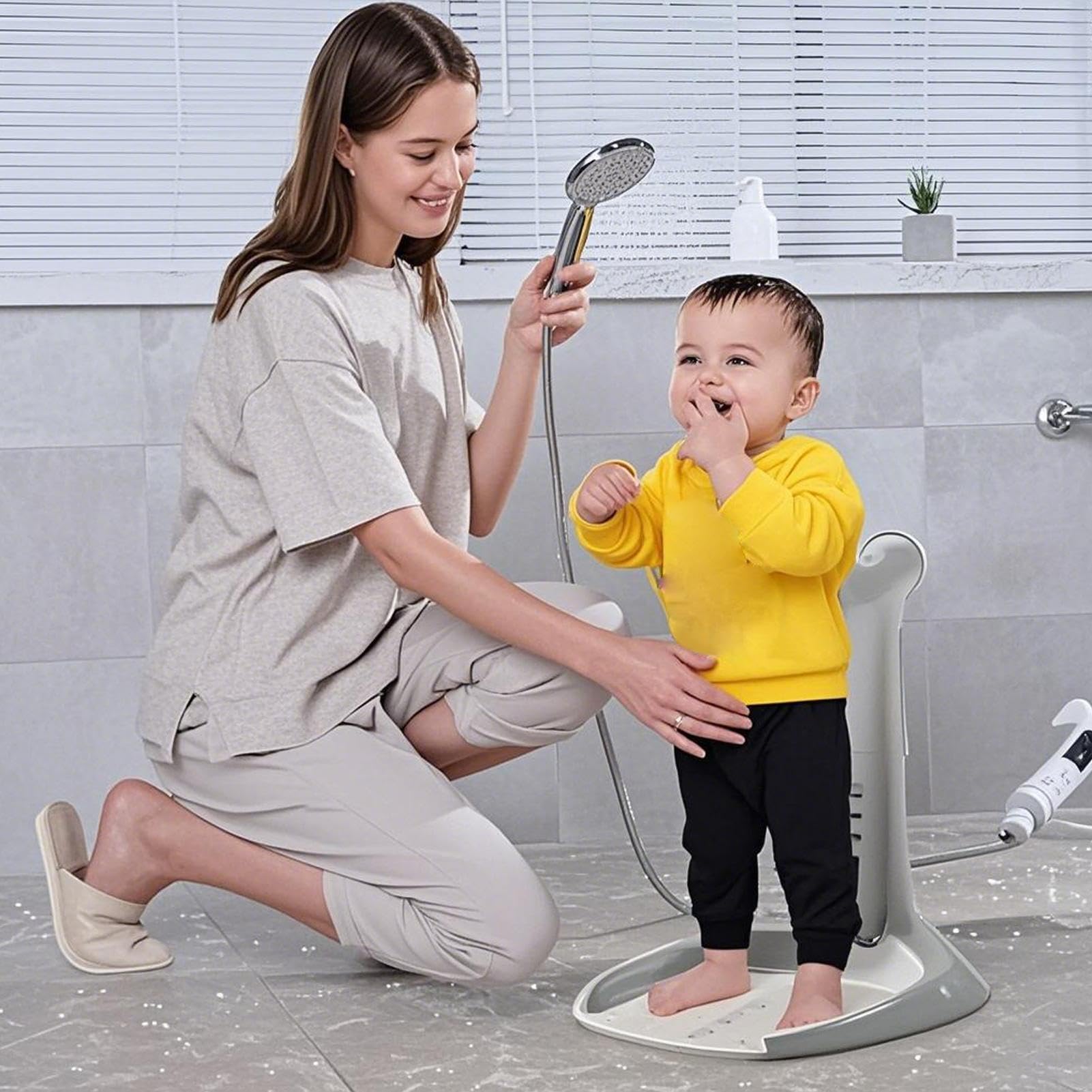 Supporto Per Shower Supporto Regolabile Per Bagnetto | Attrezzatura Pieghevole Per Assistenza Infantile 8 36 Per Asilo Hotel E Viaggio