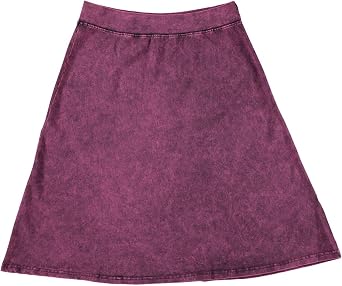 Kiki Riki Womens Cotton A-line Spandex Skirt
