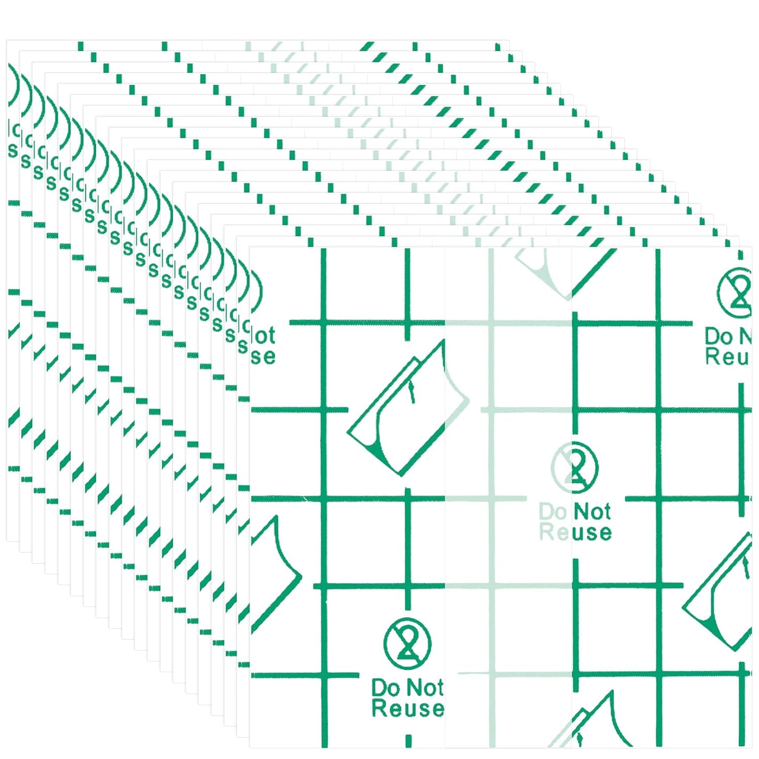 ANCIRS 150pcs Disposable Makeup Hand Palettes, 2.4x2.4inch Adhesive Waterproof PU Cosmetic Makeup Palettes for Women Girls Female Artists Make up : Beauty & Personal Care