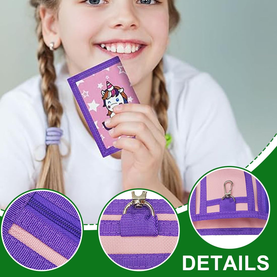 Borsello A Tracolla Per Bambini Con Portachiavi, Design Calcio, Porta Soldi E Carte