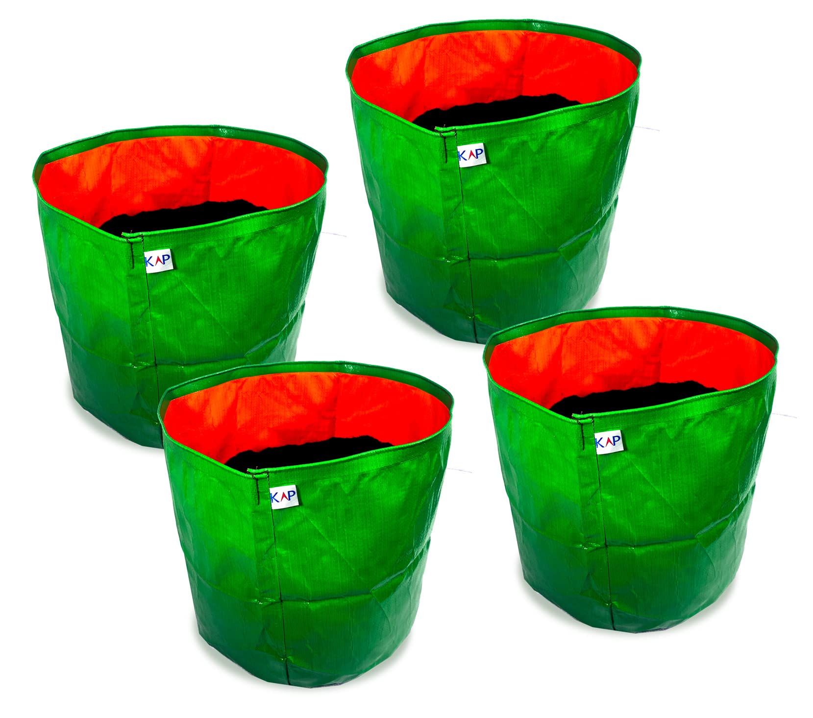KAP Plastic Balcony and Terrace Gardens Grow Bags (Standard, 12X12) - Pack of 4 (B09GK3BFPJ) Amazon Price History, Amazon Price Tracker