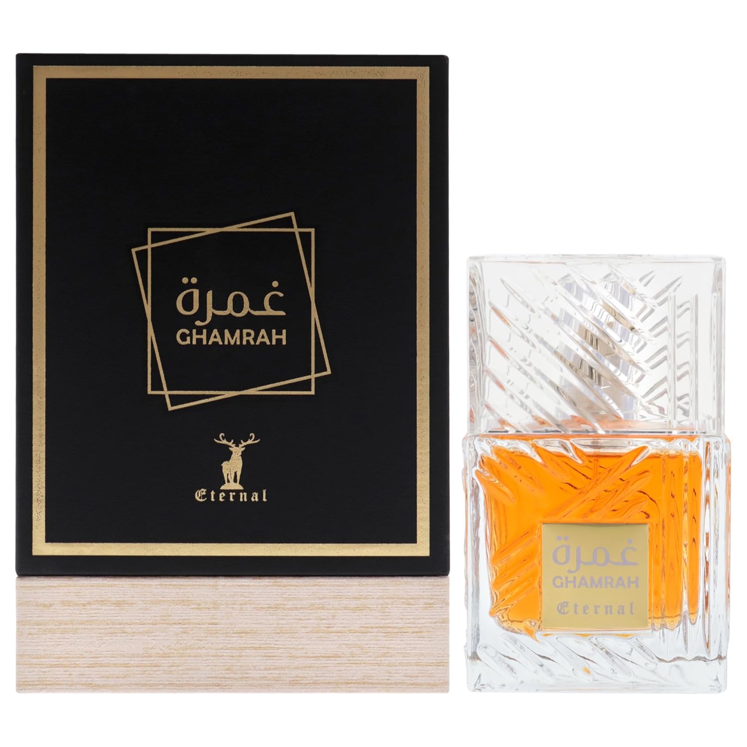 Maison d'Orient GHAMRAH Niche Collection Dubai 100 ML (3.4 oz) EDP for Men and Women - Spicy Gourmand Perfume with Cognac, Cinnamon, and Vanilla - Long-Lasting Unisex Fragrance