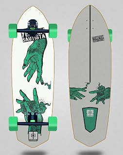 COUNTRY BASQUE INGURUASAKARI INDUSTRY Cromic Cruiser Skate Skateboard Trucks 180 mm - Yenyen Hands White Turquoise 33 Sword